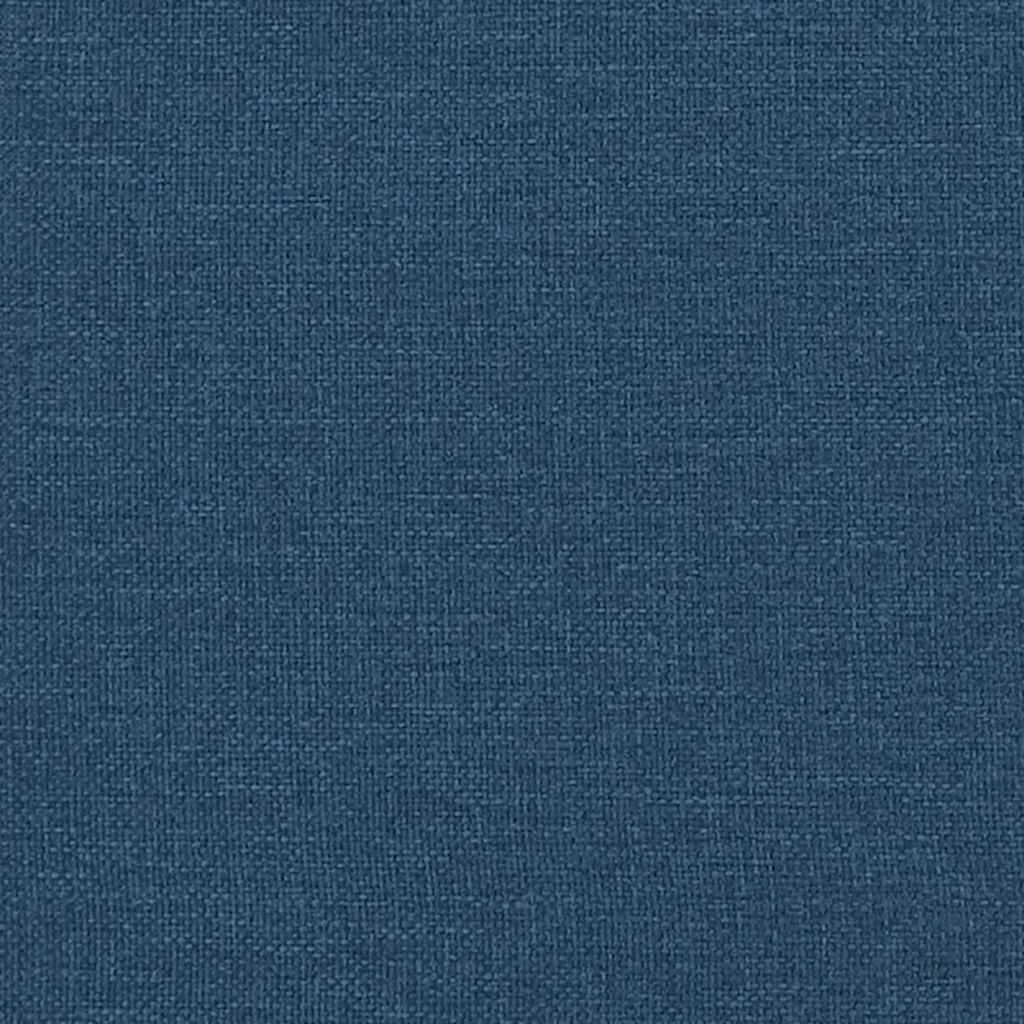 Modulares Sofa mit Kissen Stoff Blau