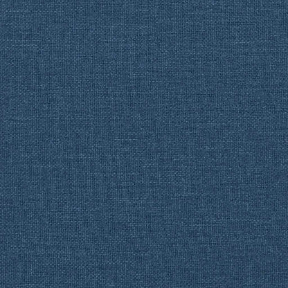 Modulares Sofa mit Kissen Stoff Blau