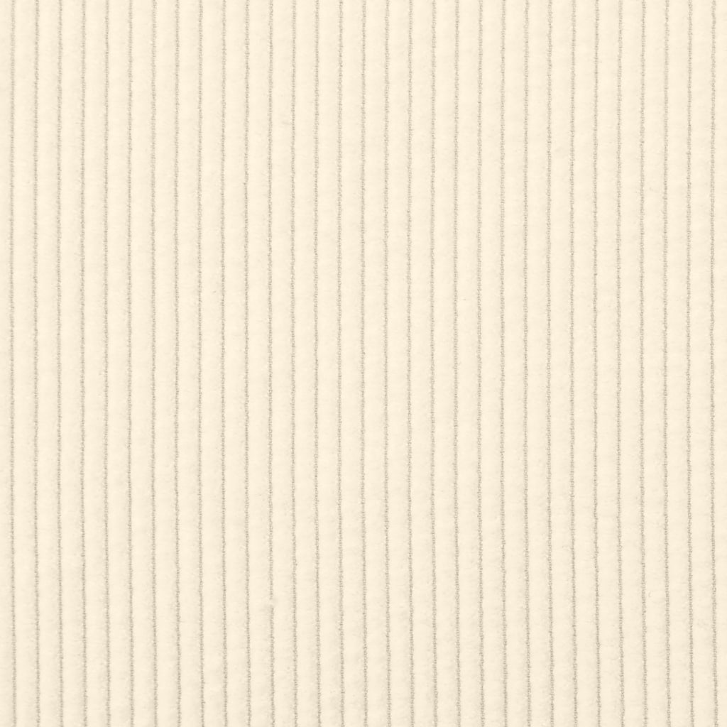 Modulares Sofa mit Kissen Cordstoff Creme