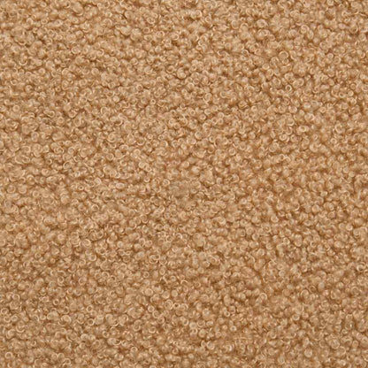 Modulares Sofa mit Kissen Stoff in Lammwolloptik Beige
