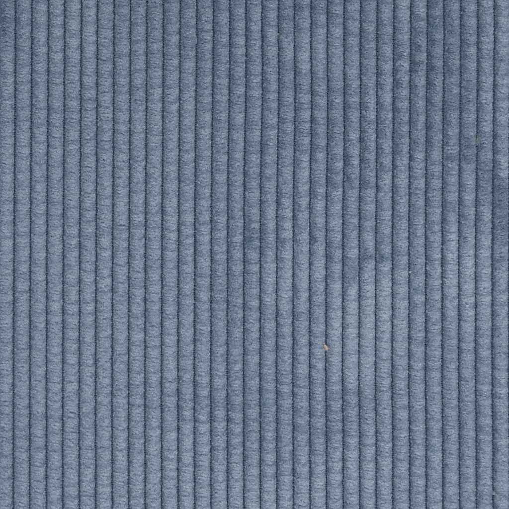 Modulares Sofa mit Kissen Cordstoff Blau