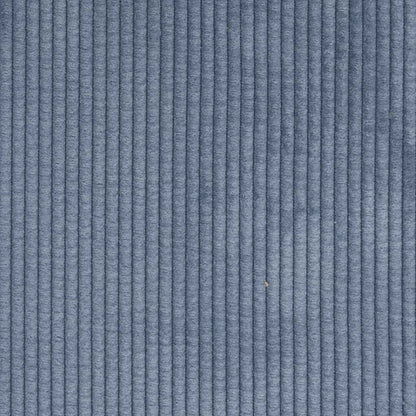 Modulares Sofa mit Kissen Cordstoff Blau