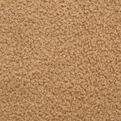 Modulares Sofa mit Kissen Stoff in Lammwolloptik Beige