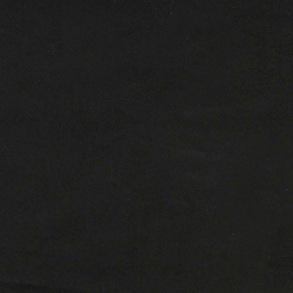 Modulares Sofa mit Kissen Samt Schwarz
