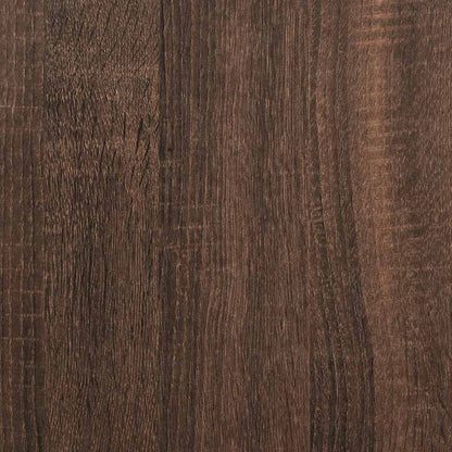 Schuhregal Braun Eichen-Optik 80x25x62 cm Holzwerkstoff
