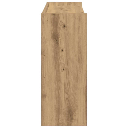 Schuhregal Artisan-Eiche 80x25x62 cm Holzwerkstoff