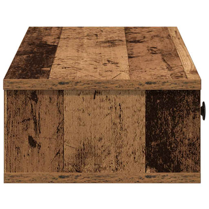 Wandregal mit Schubladen Altholz-Optik 60x28x15cm Holzwerkstoff