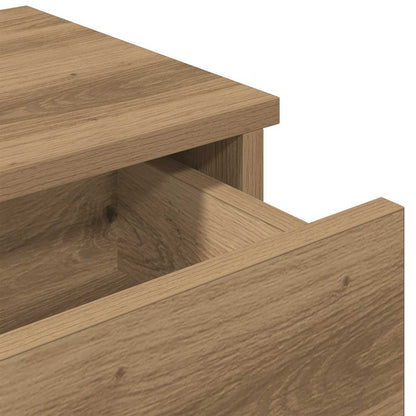 Wandregal mit Schubladen Artisan-Eiche 60x28x15cm Holzwerkstoff