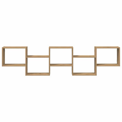 Würfelregal 5 Fächer Artisan-Eiche Holzwerkstoff