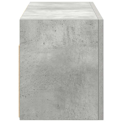 Bad-Wandschrank Betongrau 60x25x30 cm Holzwerkstoff