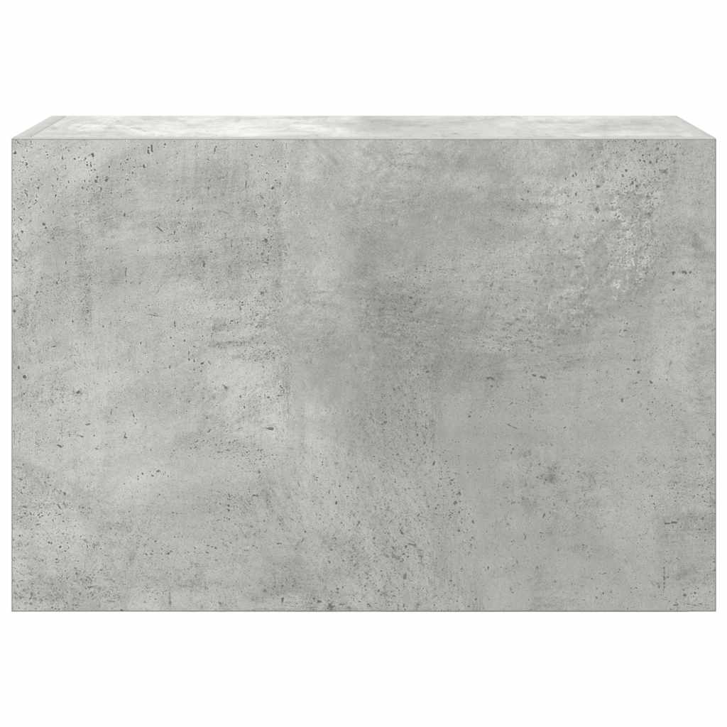 Bad-Wandschrank Betongrau 60x25x40 cm Holzwerkstoff