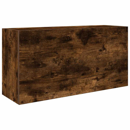 Bad-Wandschrank Räuchereiche 80x25x40 cm Holzwerkstoff