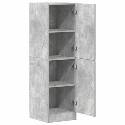 Küchenschrank Betongrau 38x41,5x131,5 cm Holzwerkstoff