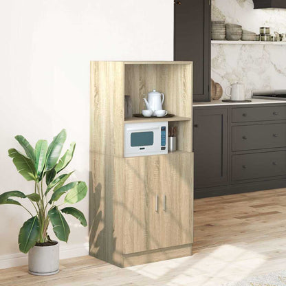 Küchenschrank Sonoma-Eiche 57x41,5x131,5 cm Holzwerkstoff