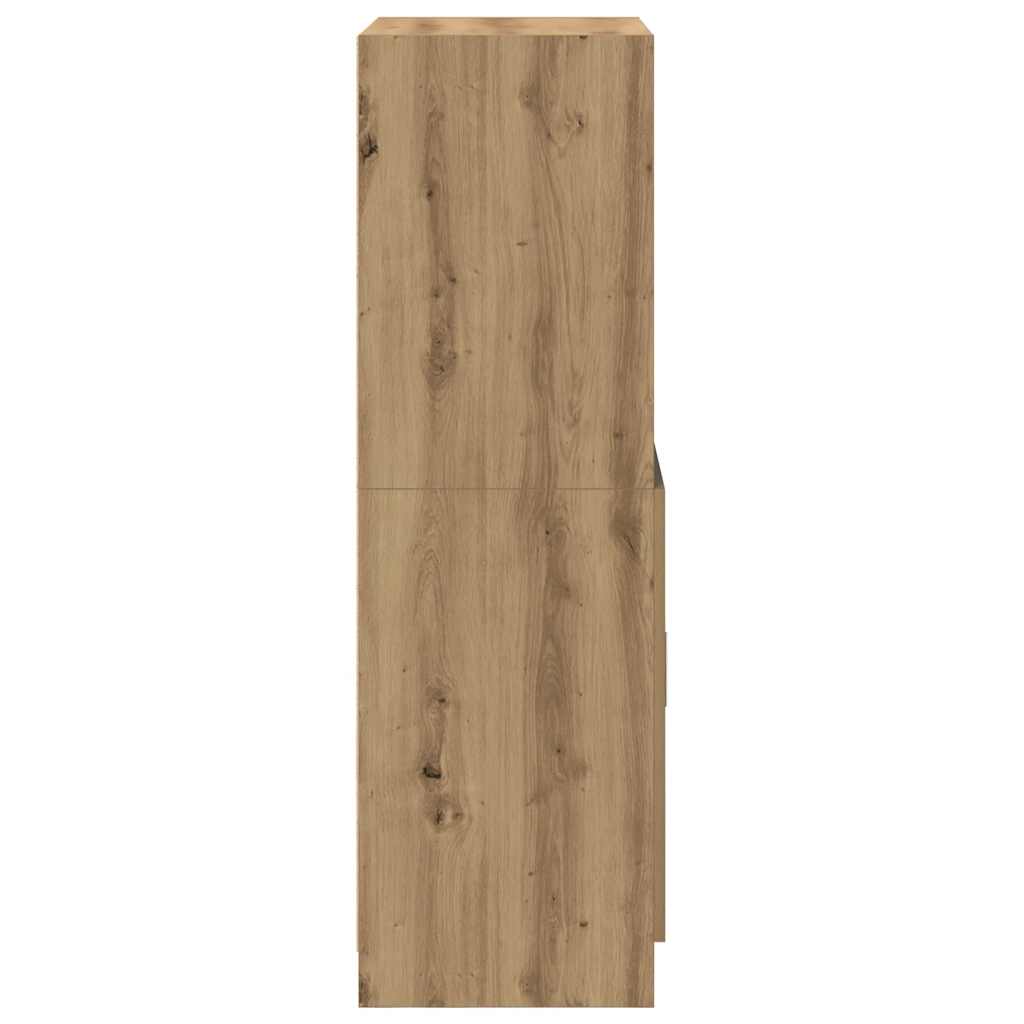 Küchenschrank Artisan-Eiche 57x41,5x131,5 cm Holzwerkstoff