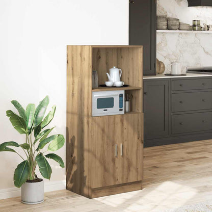 Küchenschrank Artisan-Eiche 57x41,5x131,5 cm Holzwerkstoff