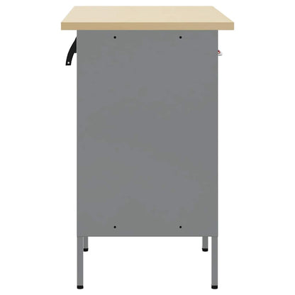 Werkbank mit Schubladen 2 pcs Rot und Grau 100 x 55 x 85 cm