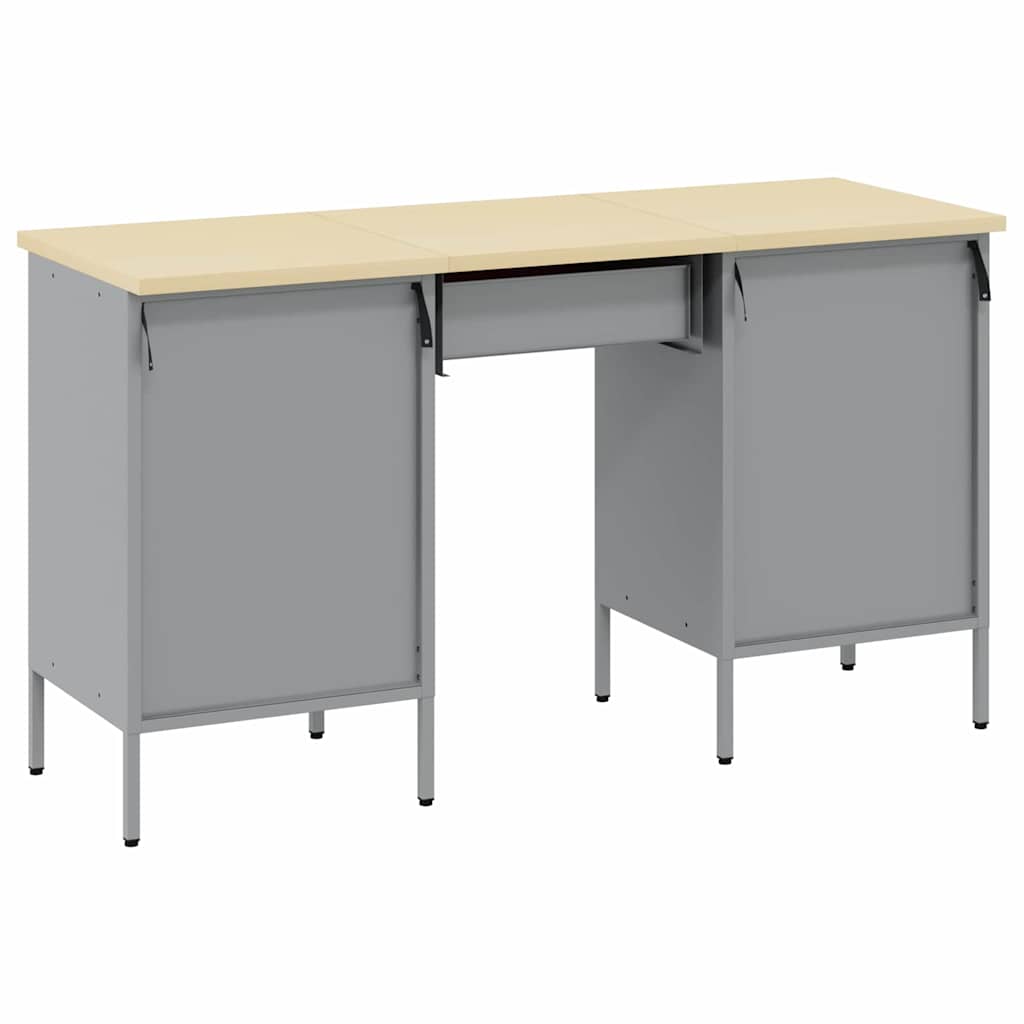 Werkbank 3 pcs Rot 150 x 55 x 85 cm Engineered Holz und Stahl