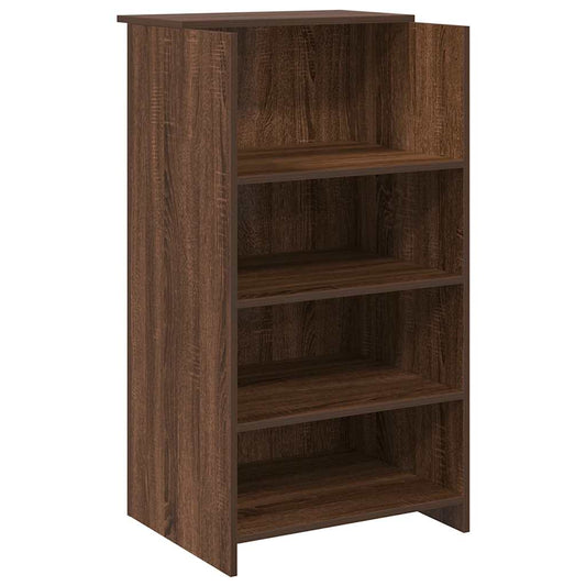 Empfangstheke Braun Eichen-Optik 55x50x103,5 cm Holzwerkstoff
