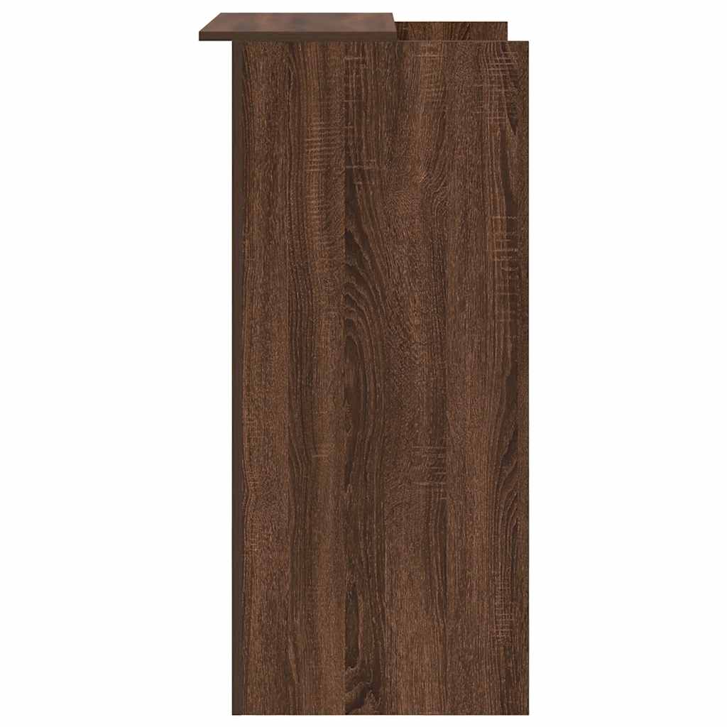 Empfangstheke Braun Eichen-Optik 55x50x103,5 cm Holzwerkstoff