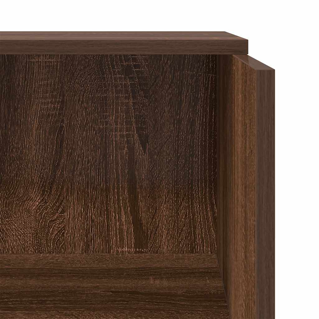 Empfangstheke Braun Eichen-Optik 55x50x103,5 cm Holzwerkstoff