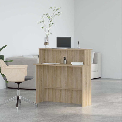 Empfangstheke Sonoma-Eiche 100x50x103,5 cm Holzwerkstoff