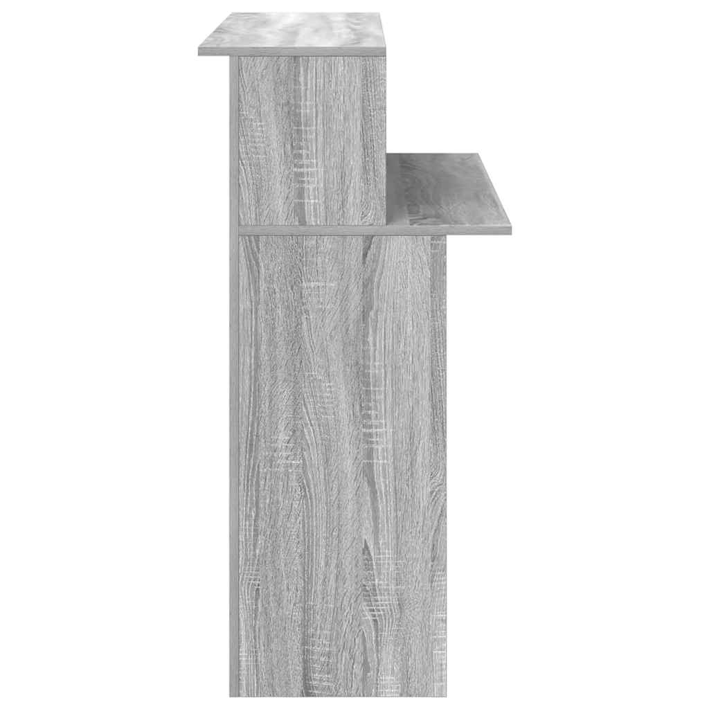 Empfangstheke Grau Sonoma 100x50x103,5 cm Holzwerkstoff