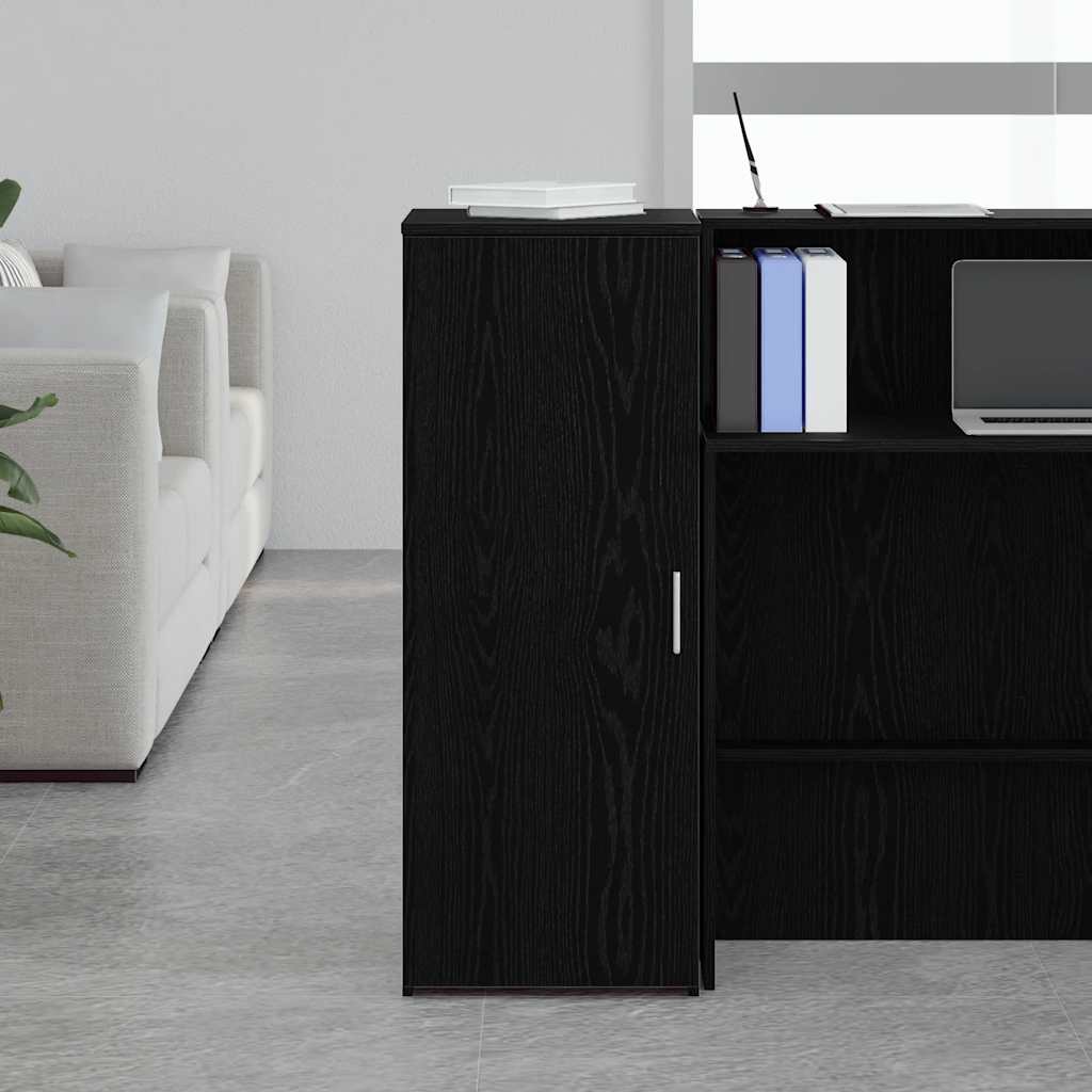 Lagerschrank Schwarz 40 x 45 x 103,5 cm Holzwerkstoff