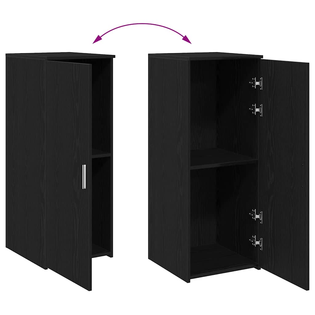 Lagerschrank Schwarz 40 x 45 x 103,5 cm Holzwerkstoff