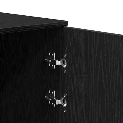 Lagerschrank Schwarz 40 x 45 x 103,5 cm Holzwerkstoff