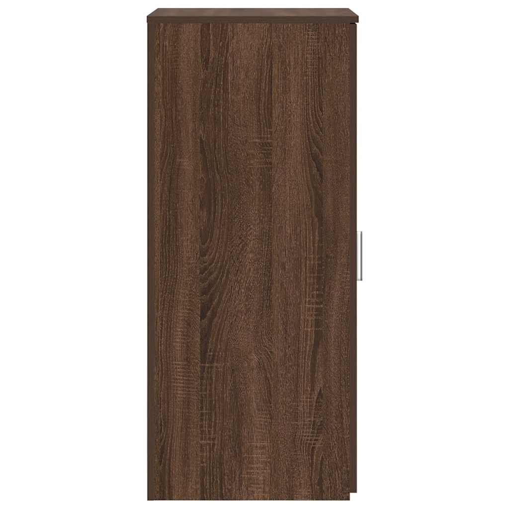 Lagerschrank Braun Eichen-Optik 40x45x103,5 cm Holzwerkstoff