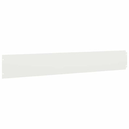 Rasenkanten 50 Stk. Weiß 15x103 cm Kaltgewalzter Stahl