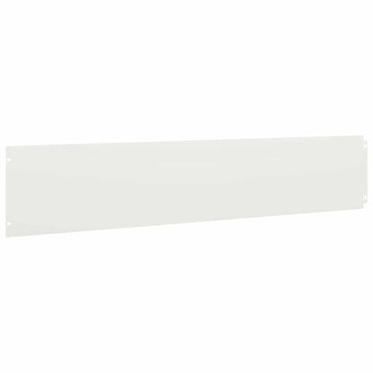 Rasenkanten 30 Stk. Weiß 20x103 cm Kaltgewalzter Stahl