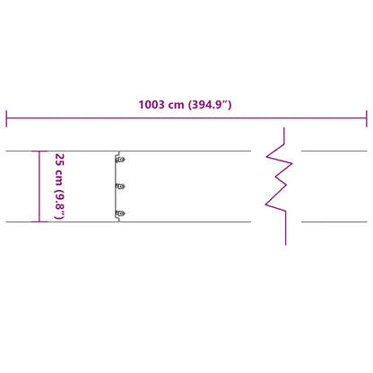 Rasenkanten 10 Stk. Anthrazit 25x103 cm Kaltgewalzter Stahl