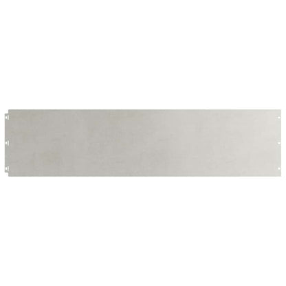 Rasenkanten 10 Stk. 25x103 cm Edelstahl