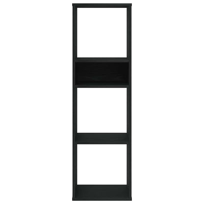 Bücherregal Schwarz 34x31x112 cm Holzwerkstoff