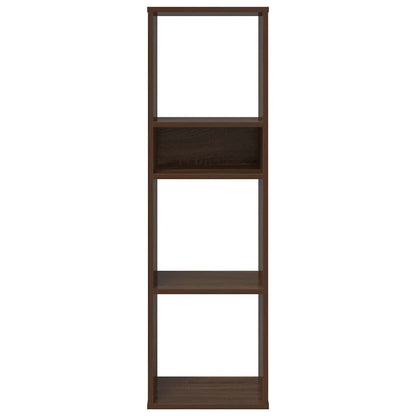 Bücherregal Braun Eichen-Optik 34x31x112 cm Holzwerkstoff