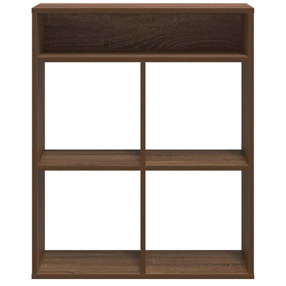 Bücherregal Braun Eichen-Optik 66x31x80 cm Holzwerkstoff
