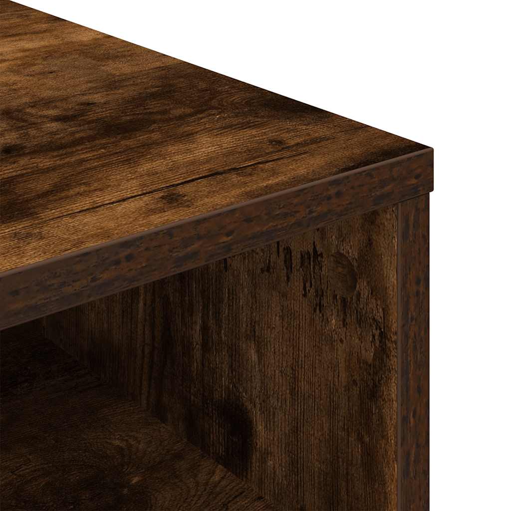 Bücherregal Räuchereiche 34x31x80 cm Holzwerkstoff