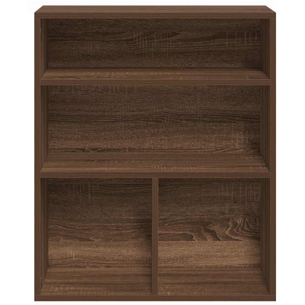Bücherregal Braun Eichen-Optik 60x30x71,5 cm Holzwerkstoff