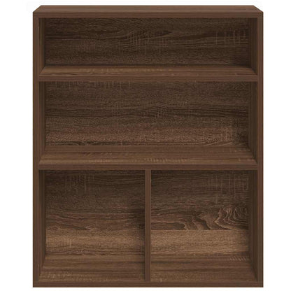 Bücherregal Braun Eichen-Optik 60x30x71,5 cm Holzwerkstoff