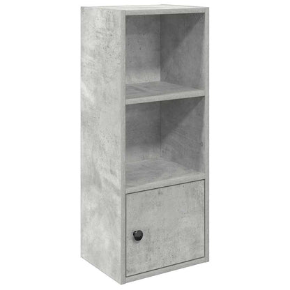 Bücherregal Betongrau 31x24x77 cm Holzwerkstoff