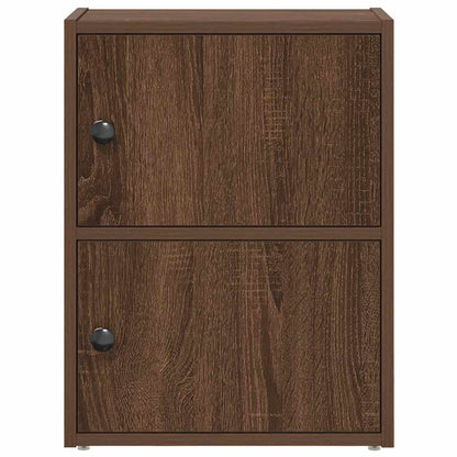 Bücherregal Braun Eichen-Optik 40x24x52 cm Holzwerkstoff