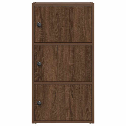 Bücherregal Braun Eichen-Optik 40x24x77 cm Holzwerkstoff
