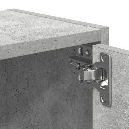 Bücherregal Betongrau 40x24x102 cm Holzwerkstoff