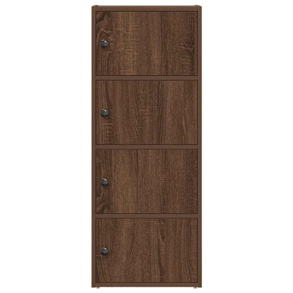 Bücherregal Braun Eichen-Optik 40x24x102 cm Holzwerkstoff