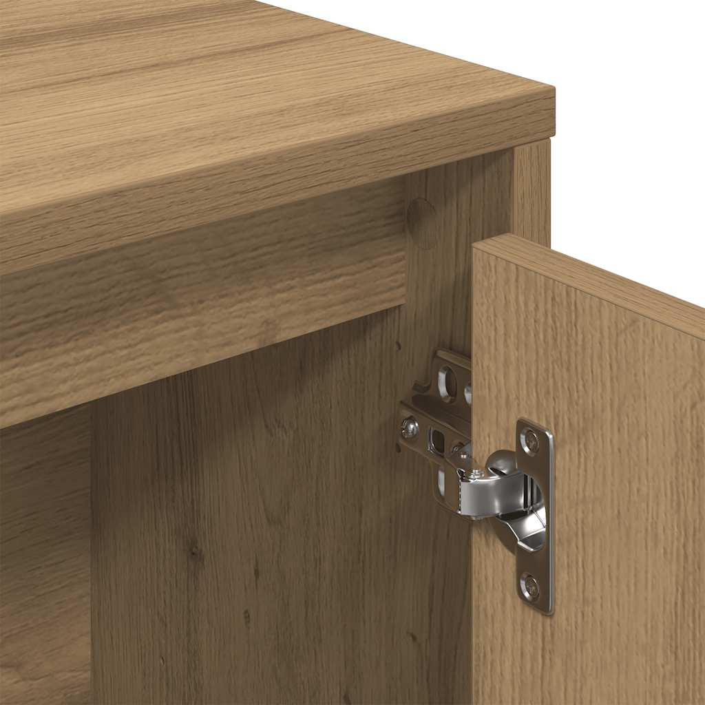 Bücherregal Artisan-Eiche 89x24x101,5 cm Holzwerkstoff