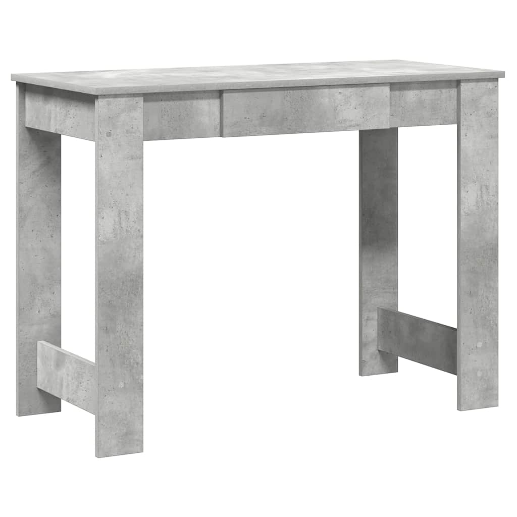Skrivebord Beton Grå 100x45x75 cm Træmateriale