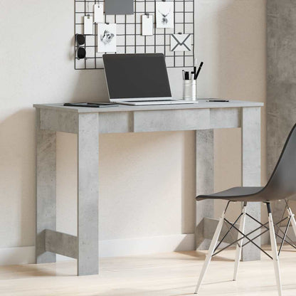 Skrivebord Beton Grå 100x45x75 cm Træmateriale
