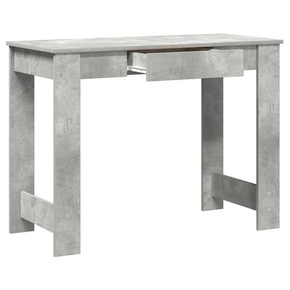 Skrivebord Beton Grå 100x45x75 cm Træmateriale